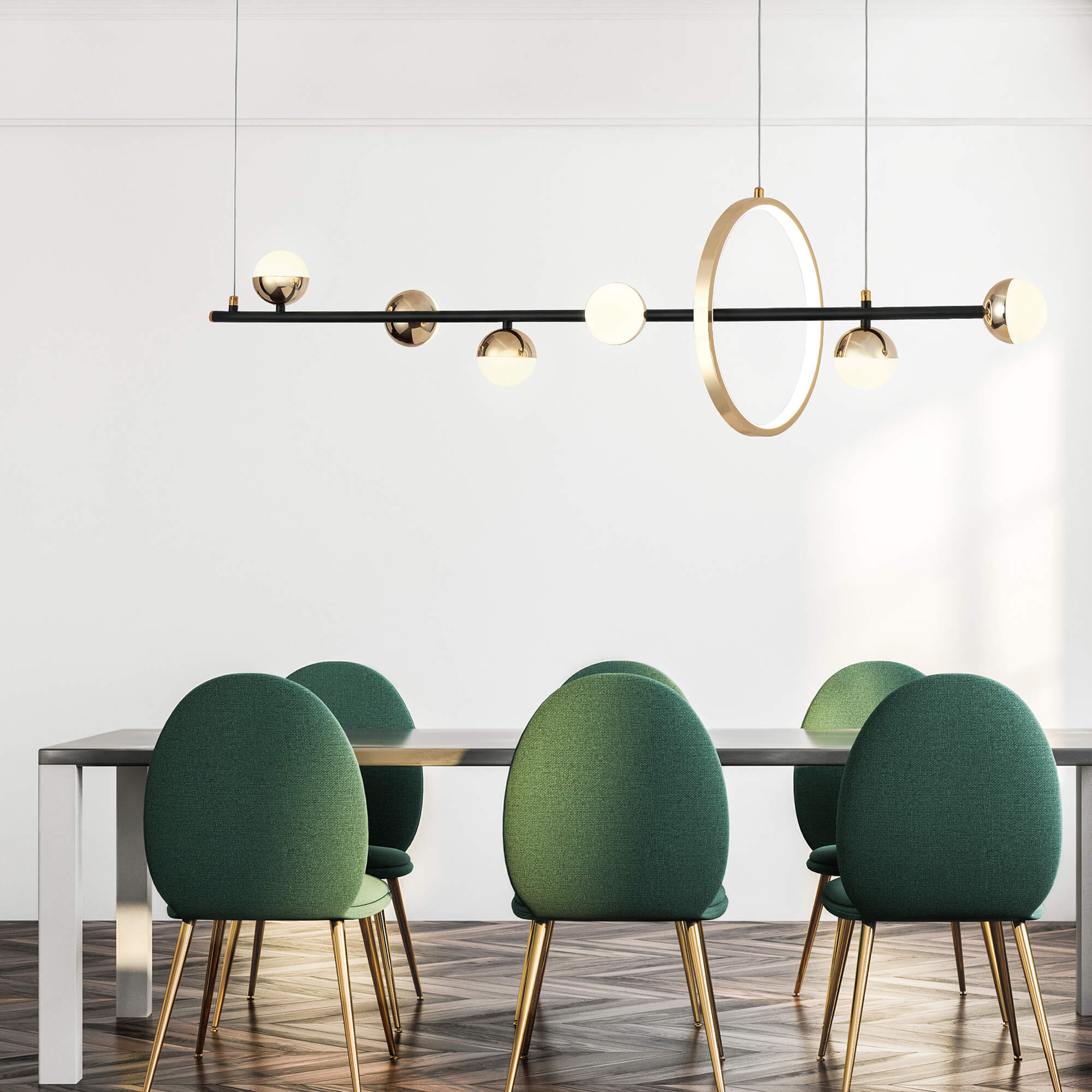 Silas 7‑Light LED Chandelier