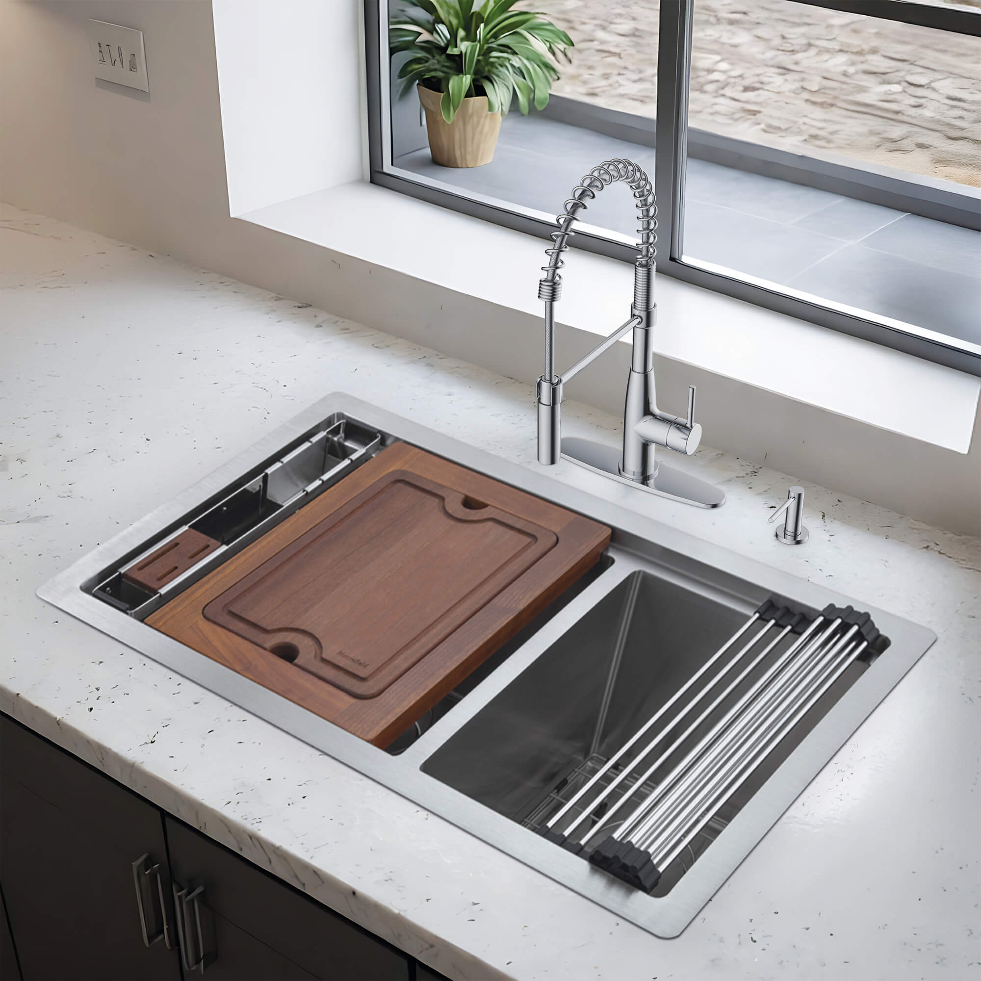 Eva 8-Pc Kitchen Workstation Set