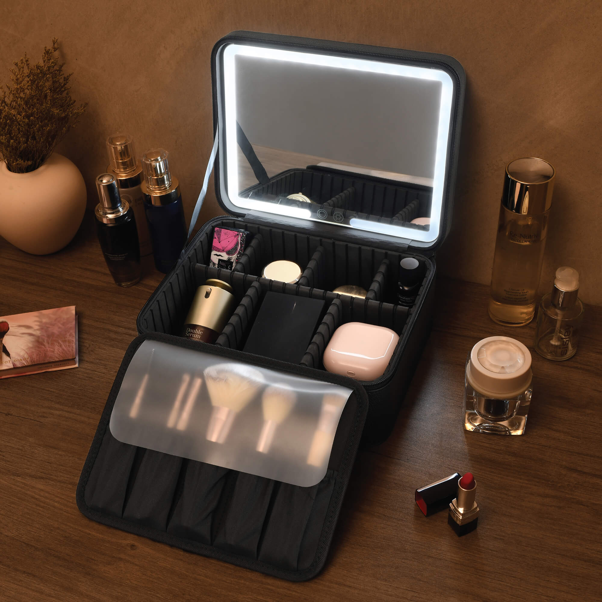 Remi Travel LED Mirror Case