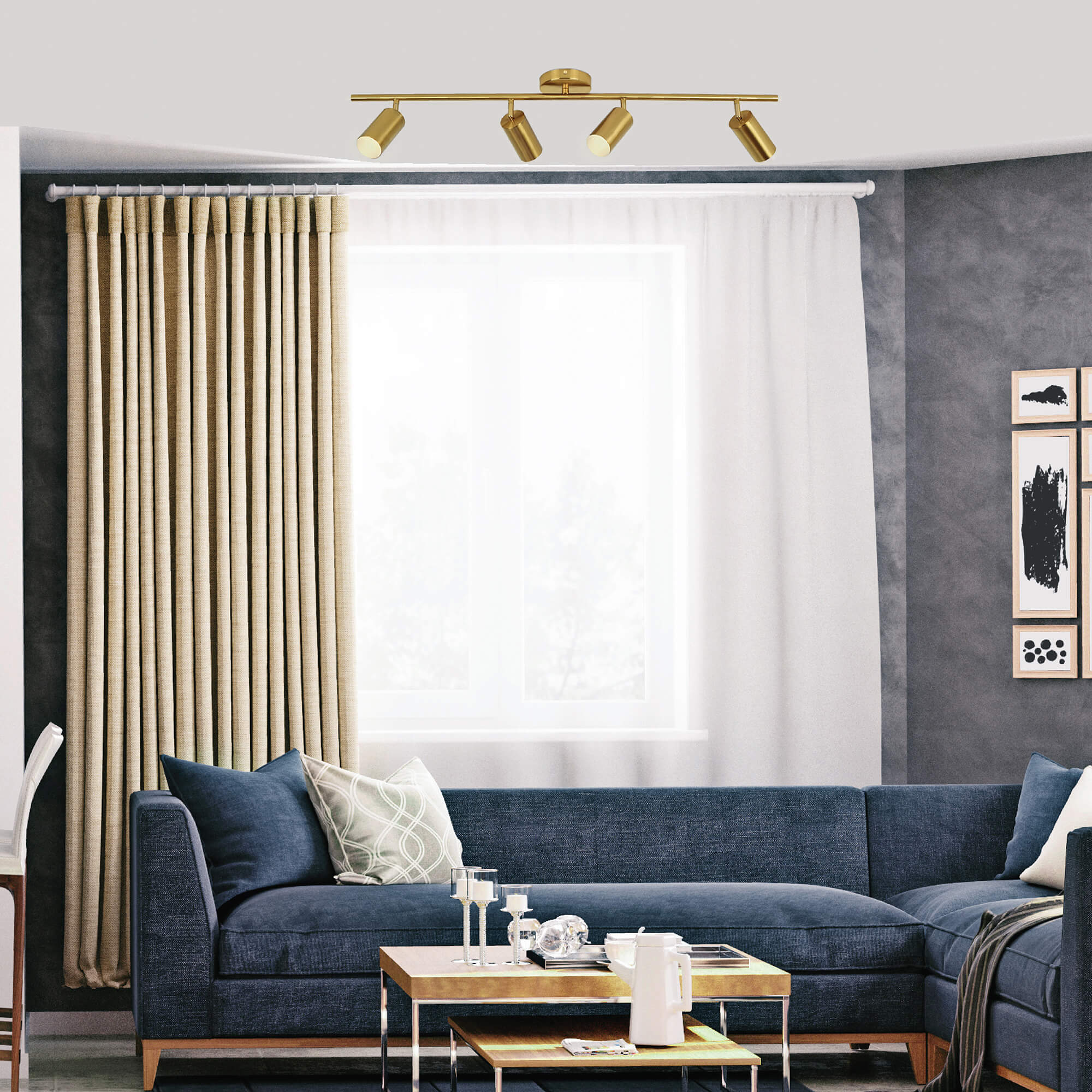 Sahara 4-Light Track Light