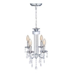 Francis 4-Light Chandelier, Three-Quarter View.