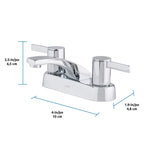 Grifo de baño de 2 manijas Cody