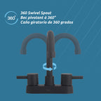 Grifo de baño de 2 manijas Liam