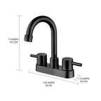 Grifo de baño de 2 manijas Liam