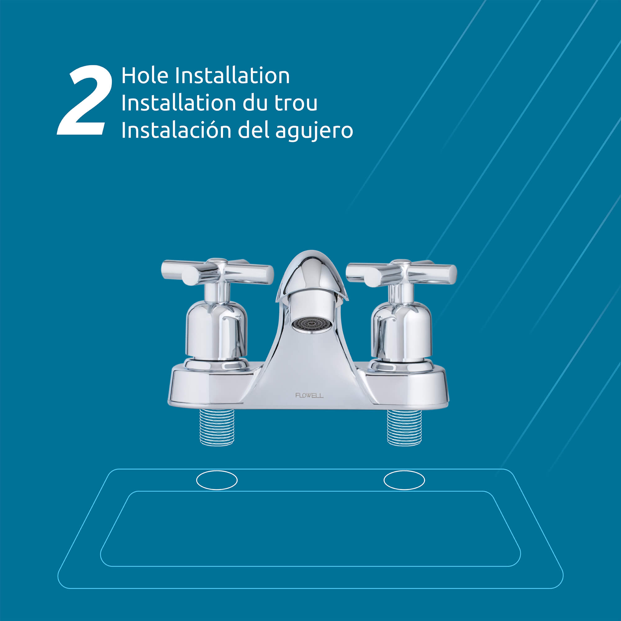 Fonzi 2-Handle Bath Faucet