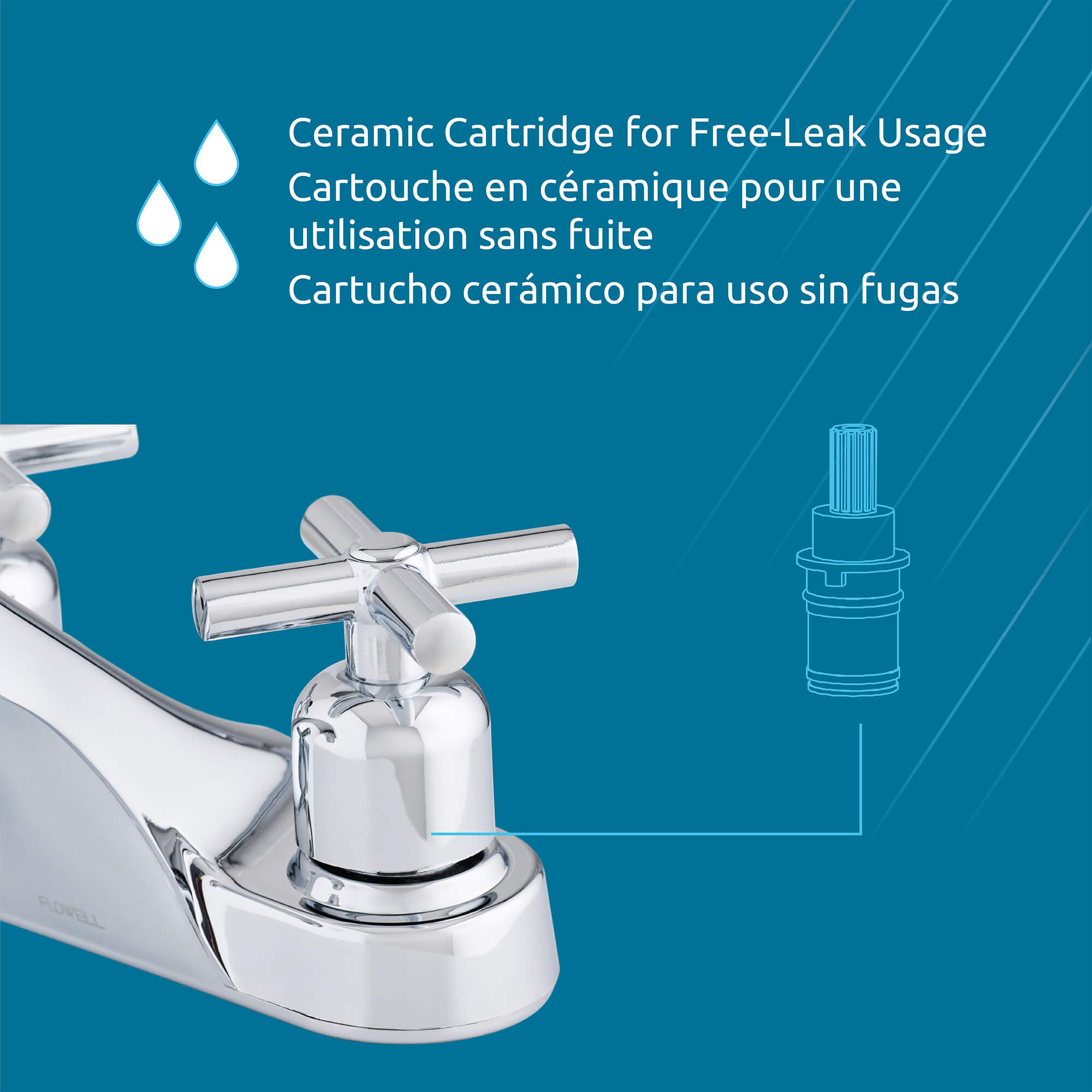 Fonzi 2-Handle Bath Faucet