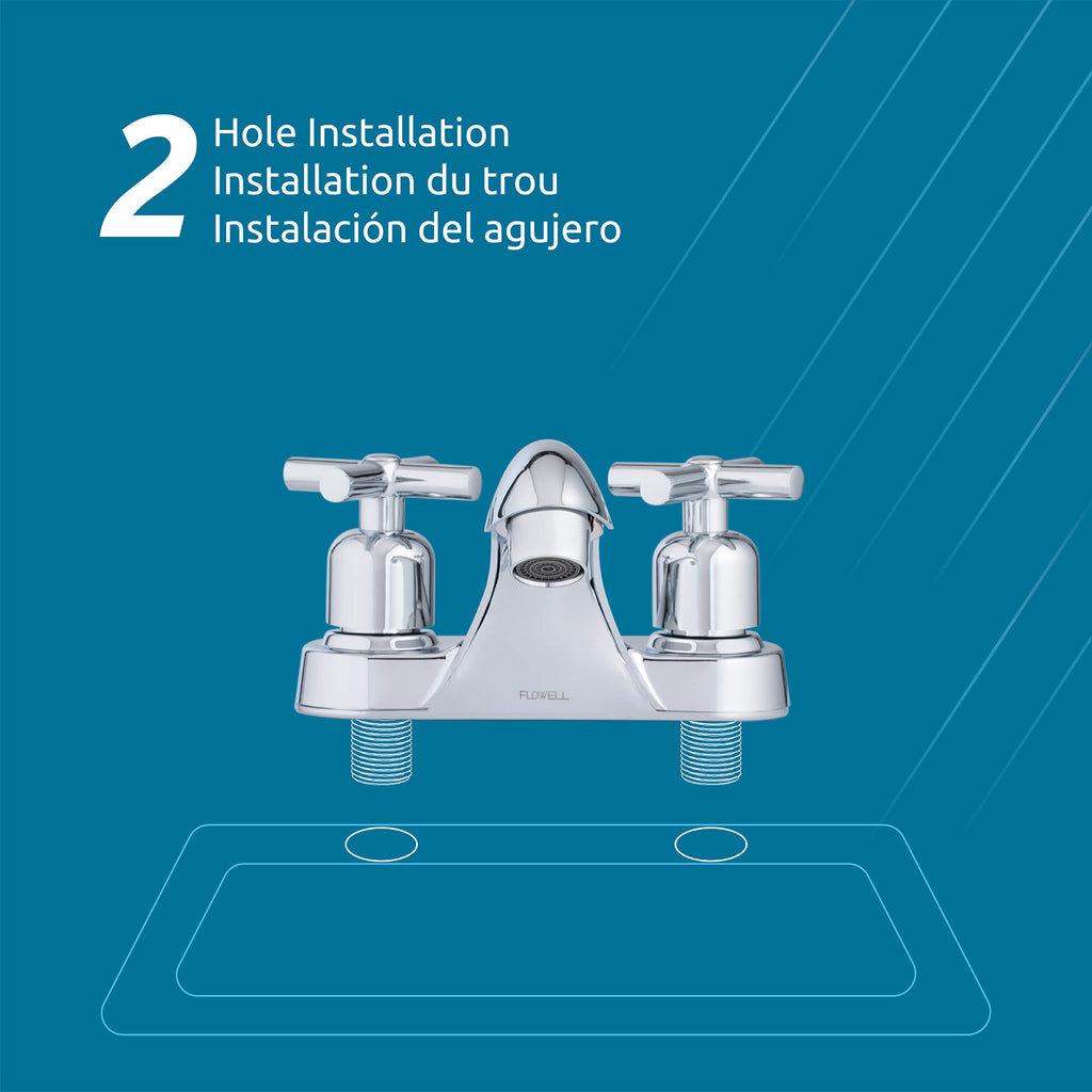 Fonzi 2-Handle Bathroom Faucet, Attribute Detail View 2.