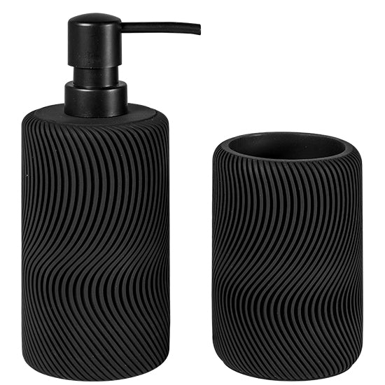 Octagonal Resin Bathroom Accessories Set