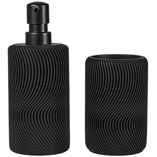 Octagonal Resin Bathroom Accessories Set