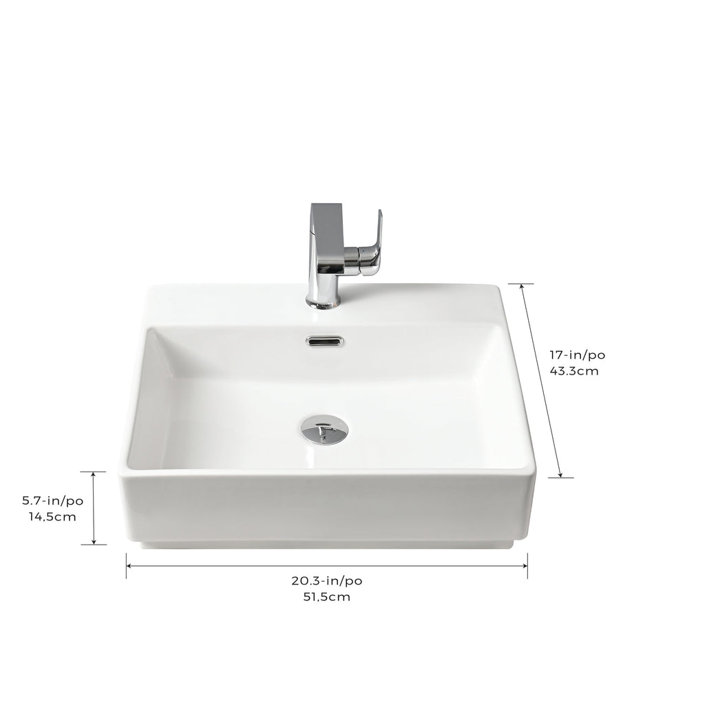Lavabo de cerámica Vienna