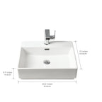 Lavabo de cerámica Vienna