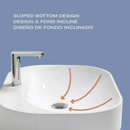Lavabo de cerámica Willow Set