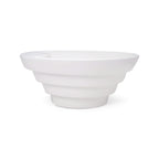Petra Rounded Ceramic Basin, Side View.