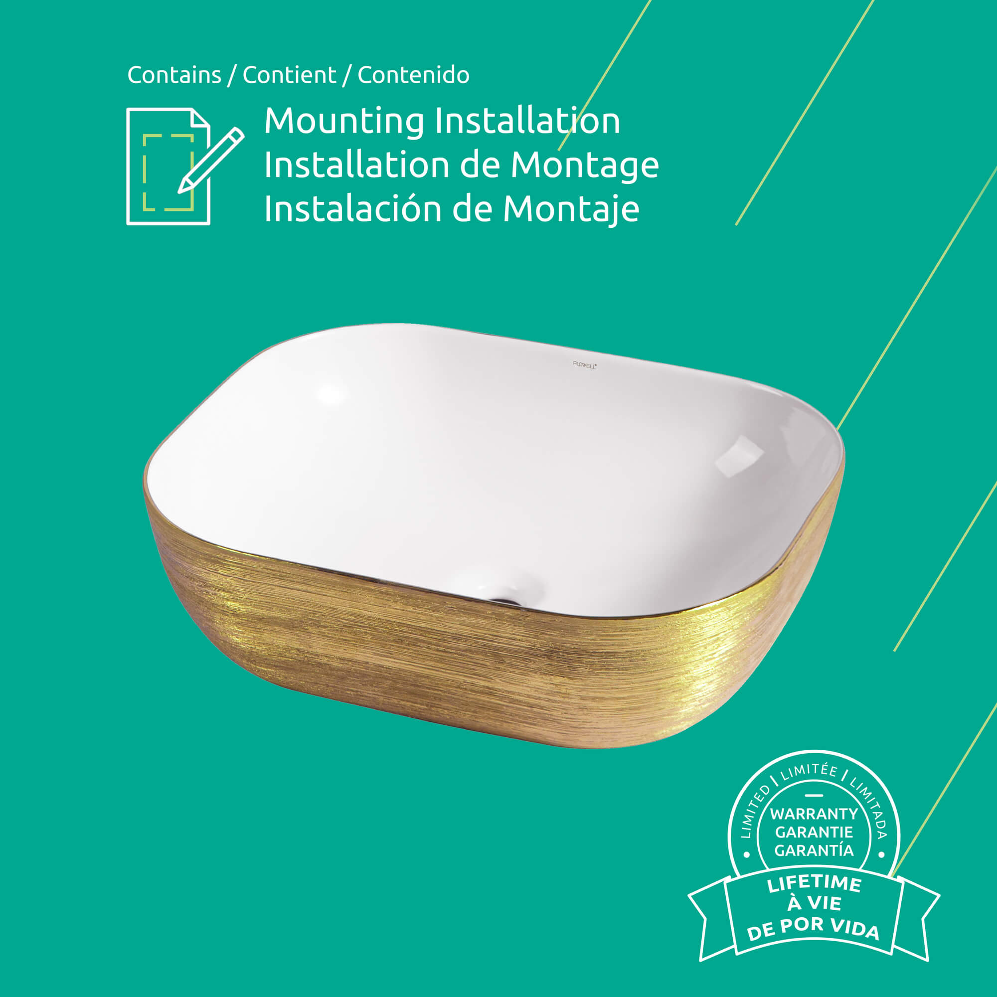 Rodas Ceramic Basin