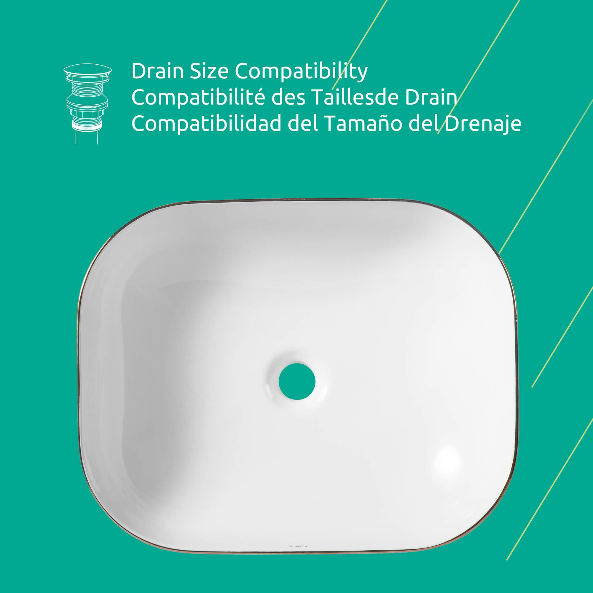 Rodas Ceramic Basin