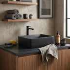 Lavabo rectangular de cerámica Scolca