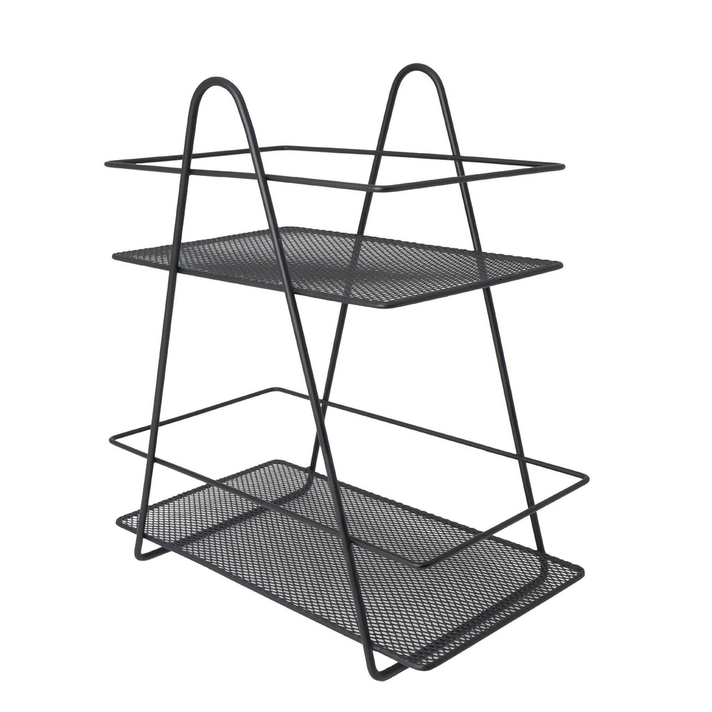 Bandeja rectangular para tocador de dos niveles Brego Spa Tower