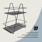 Bandeja rectangular para tocador de dos niveles Brego Spa Tower