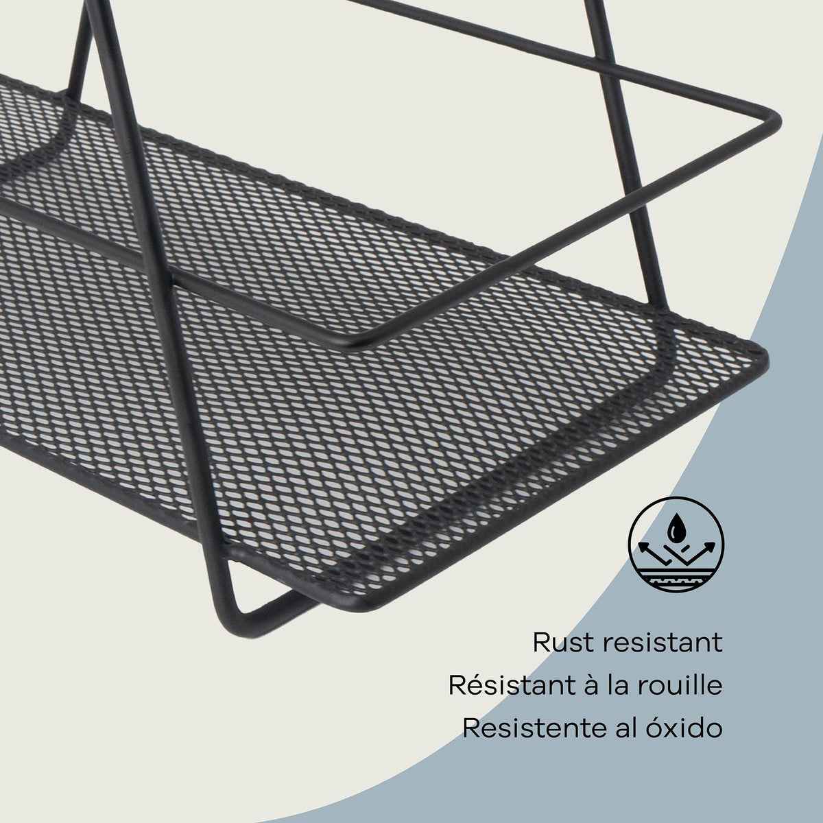 Bandeja rectangular para tocador de dos niveles Brego Spa Tower