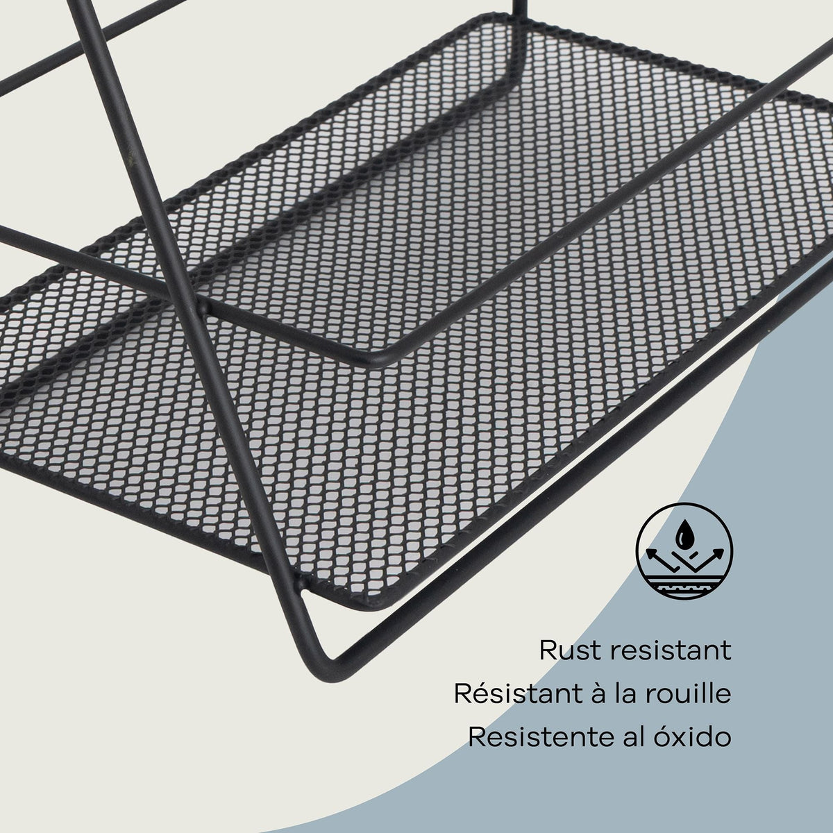 Bandeja organizadora de tocador de spa rectangular de 2 niveles Morween