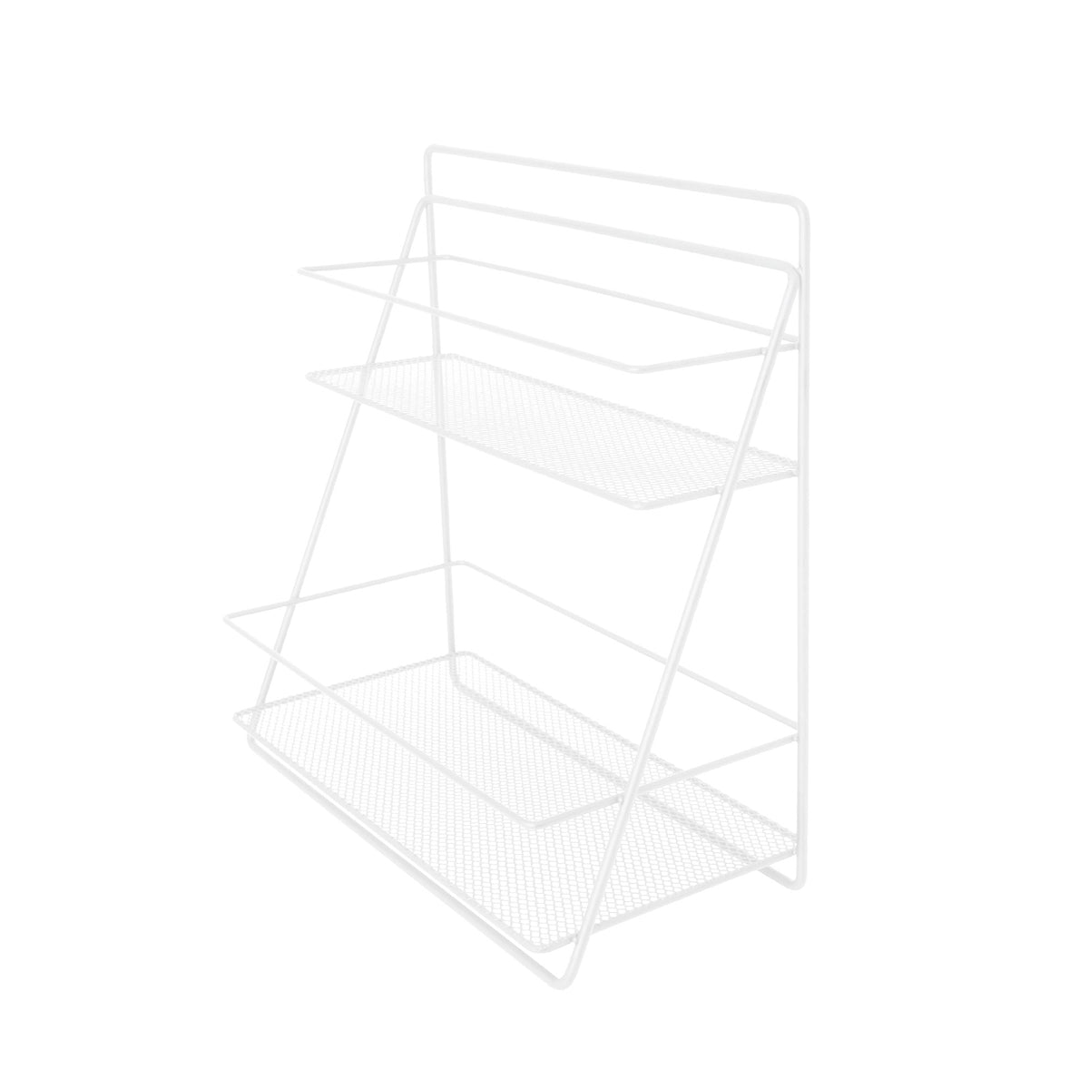Bandeja organizadora de tocador de spa rectangular de 2 niveles Morween