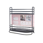 Elrond 2-Tier Oval Spa Tower Vanity Tray in Matte Black, packaging view.
