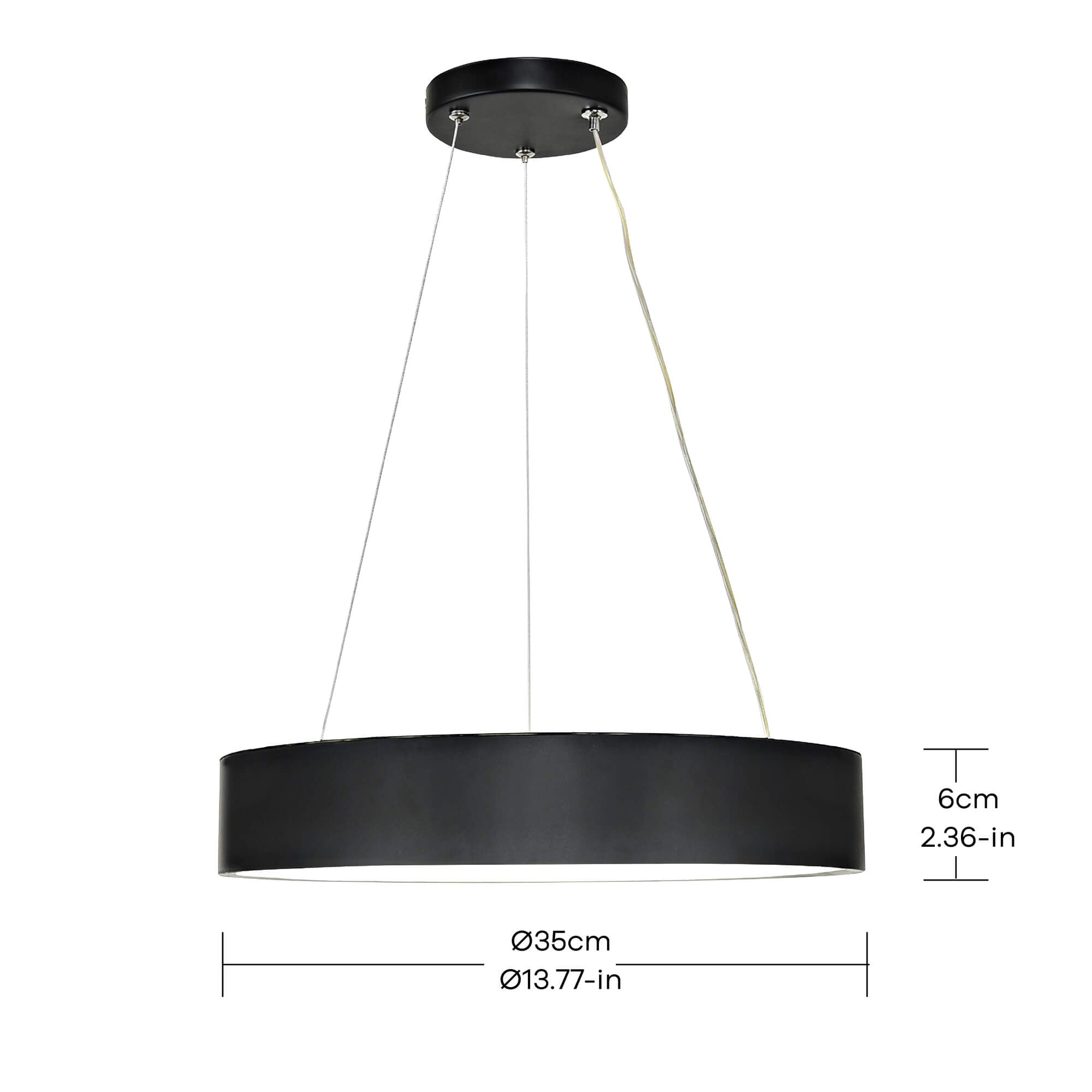 ALIDA LED Drum Pendant