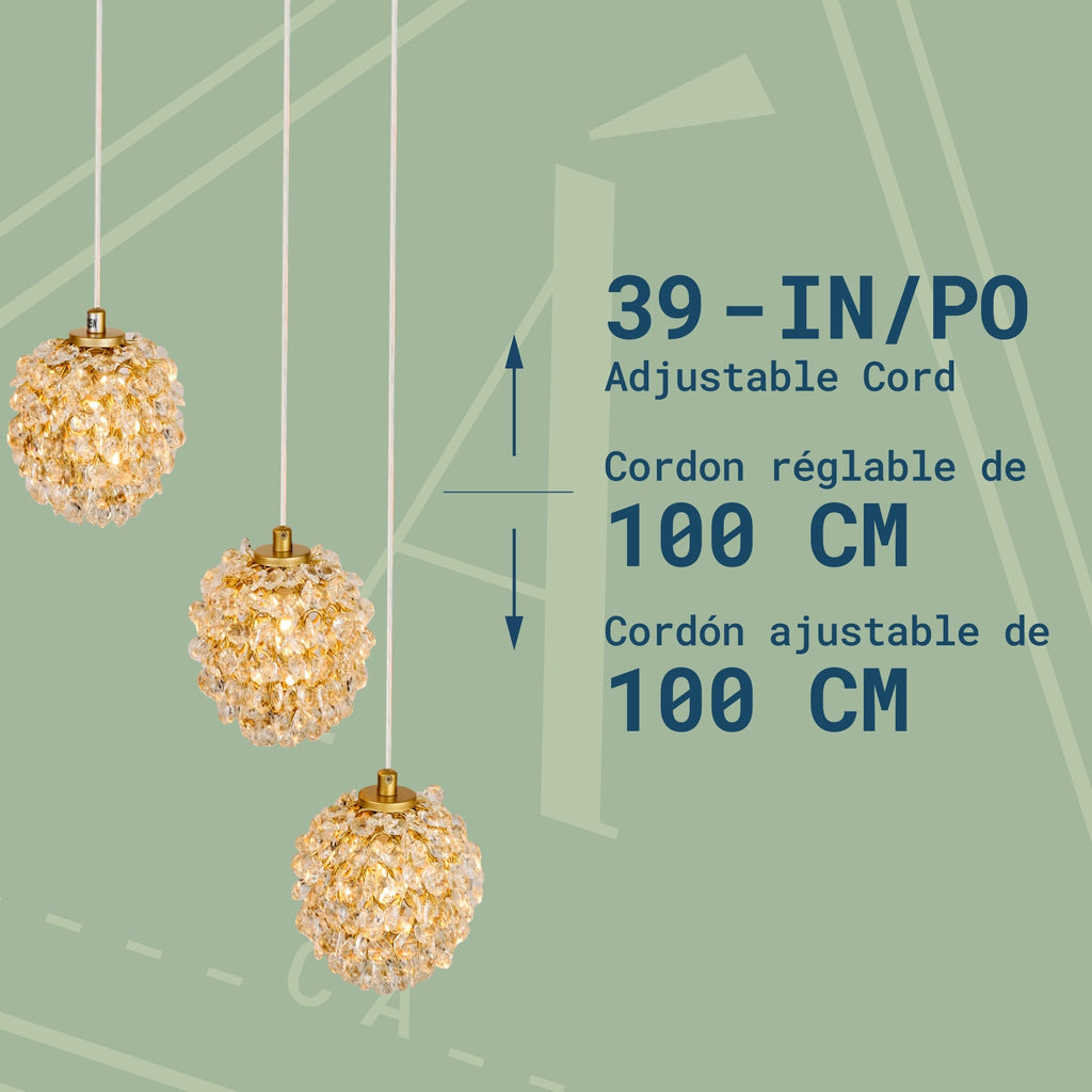 Candelabro Amalia de 9 luces