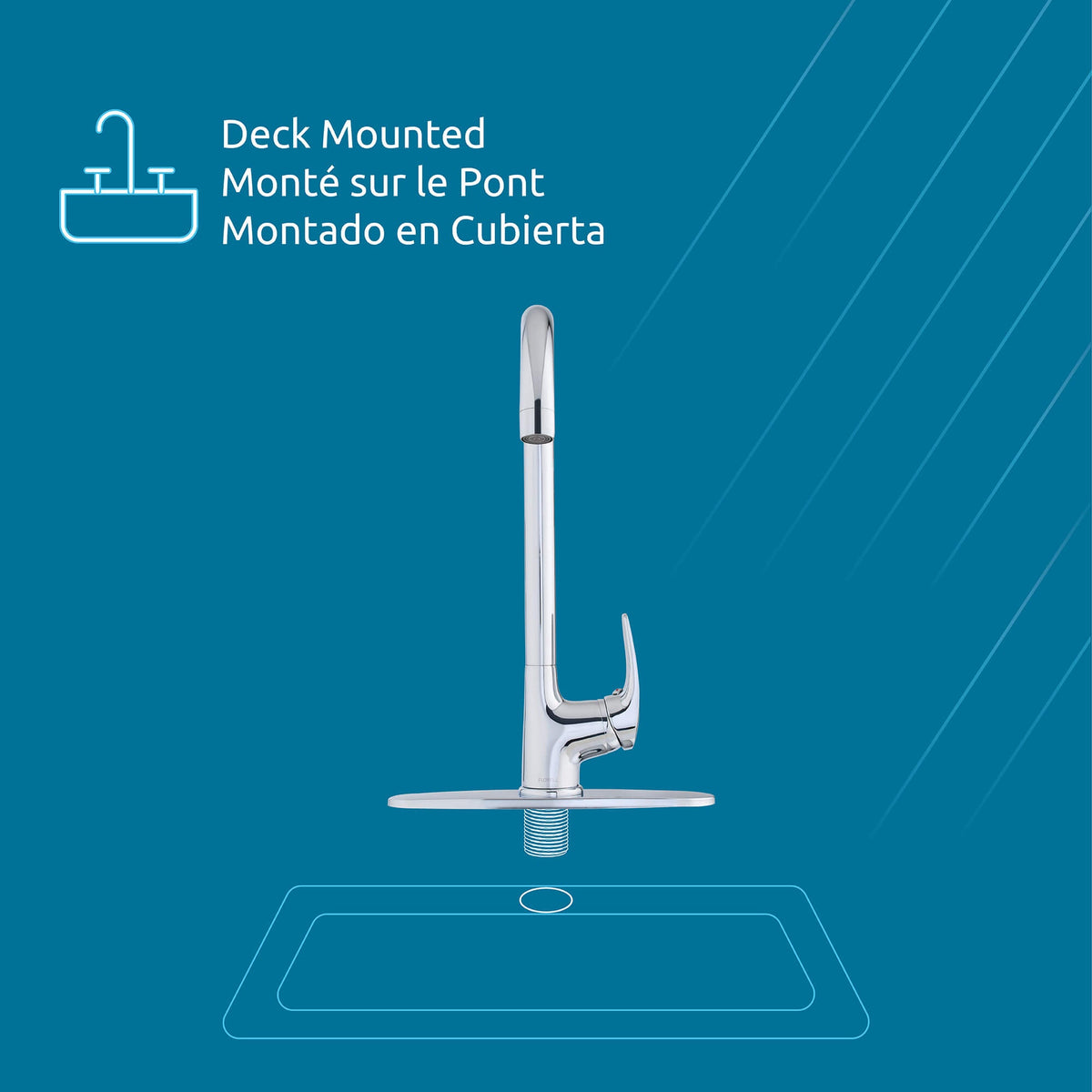 Grifo de cocina monomando Tremont