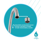 Nova 2-Handle Kitchen Faucet in Brushed Nickel, Attribute Detail View 2.