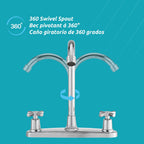 Grifo de cocina de 2 manijas Melissa