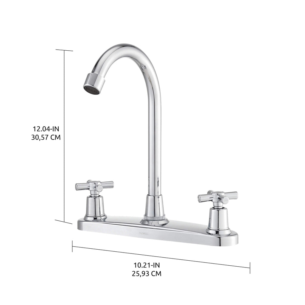 Grifo de cocina de 2 manijas Melissa