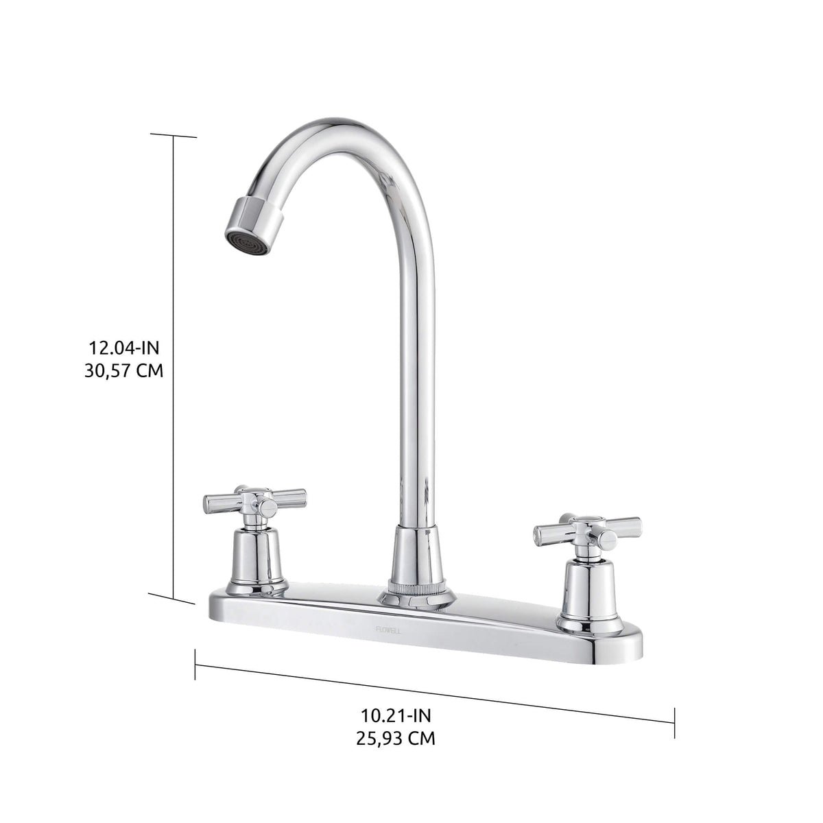 Grifo de cocina de 2 manijas Melissa
