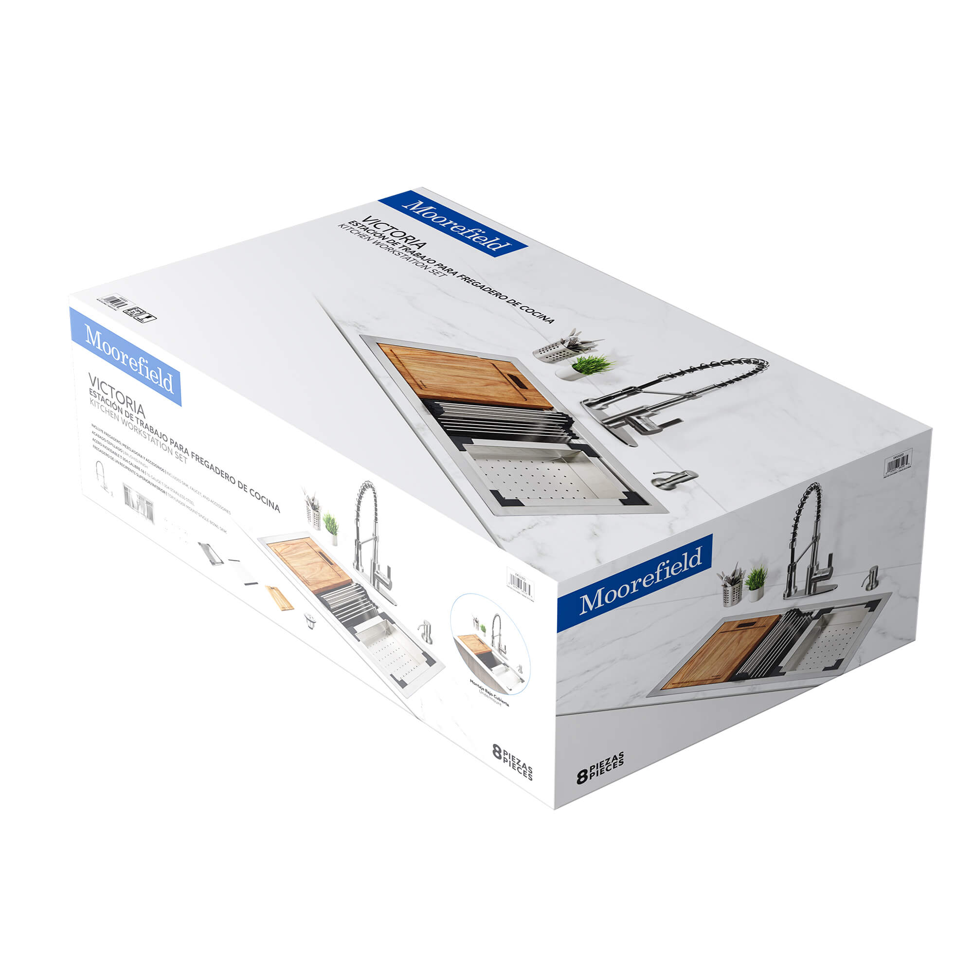 Victoria 8-Pc Kitchen Workstation Set