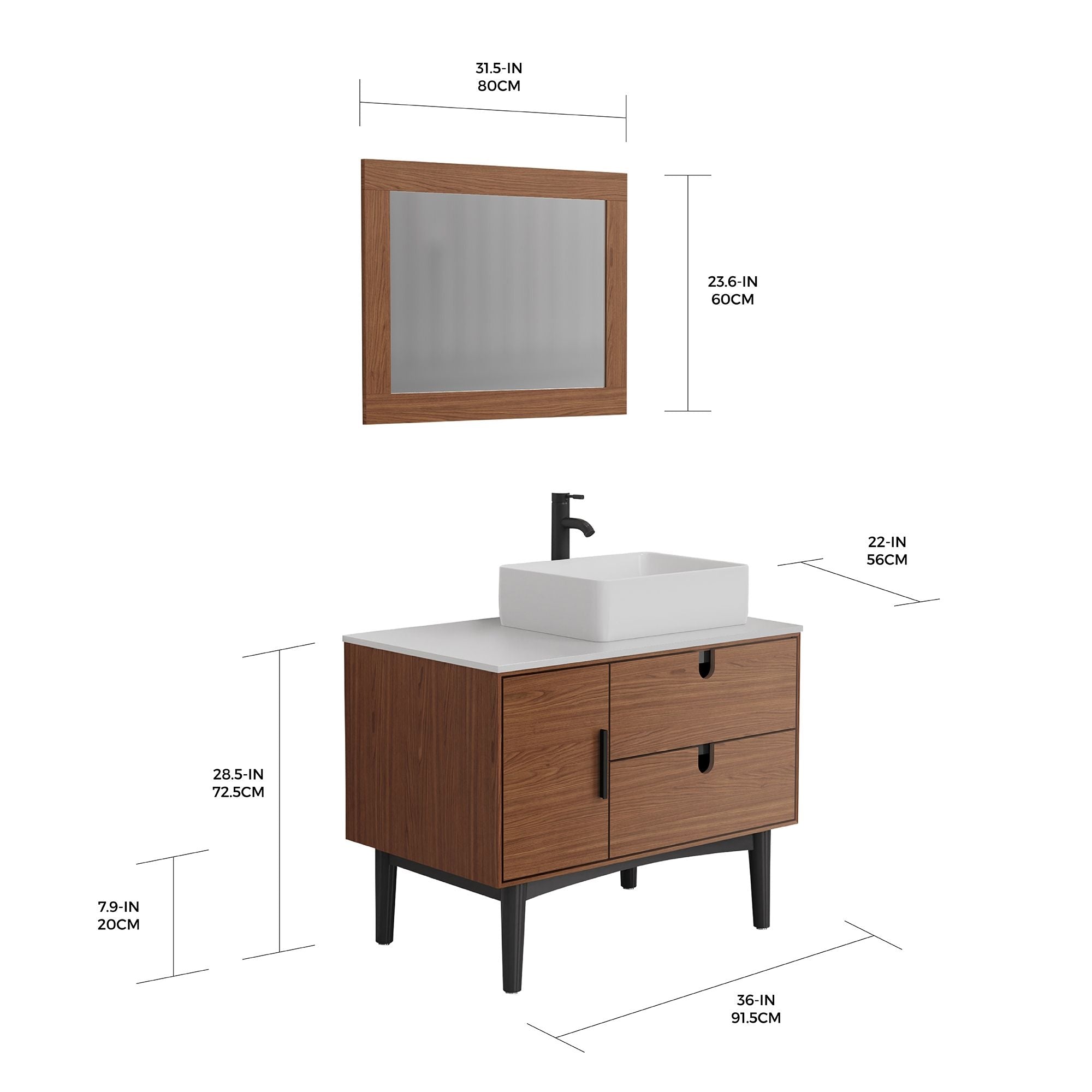 Reed Freestanding Vanity