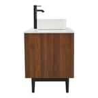 Reed Freestanding Vanity, Side View.