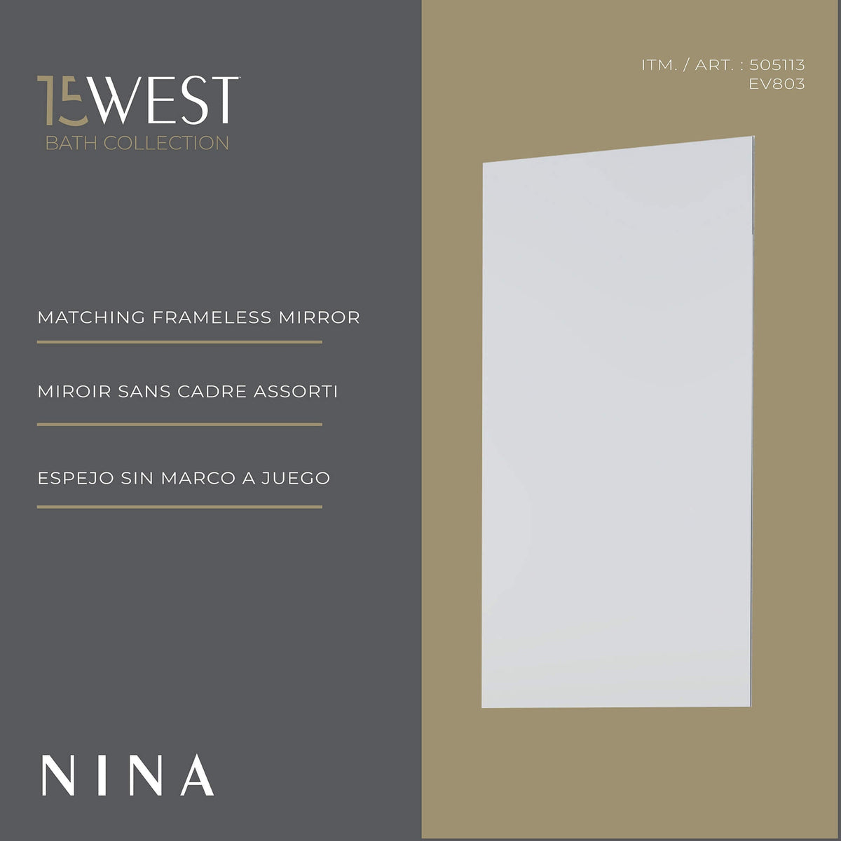 Lavabo independiente Nina