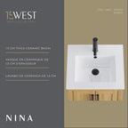 Lavabo independiente Nina