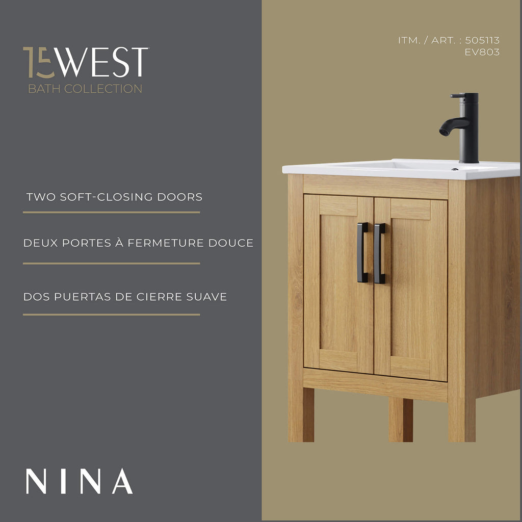 Lavabo independiente Nina
