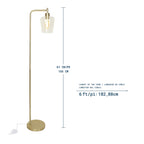 Lexington 1-Light Floor Lamp, Dimensions Diagram.