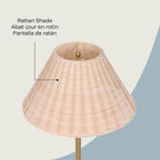 Bali 1-Light Floor Lamp, Attribute Detail View 1.