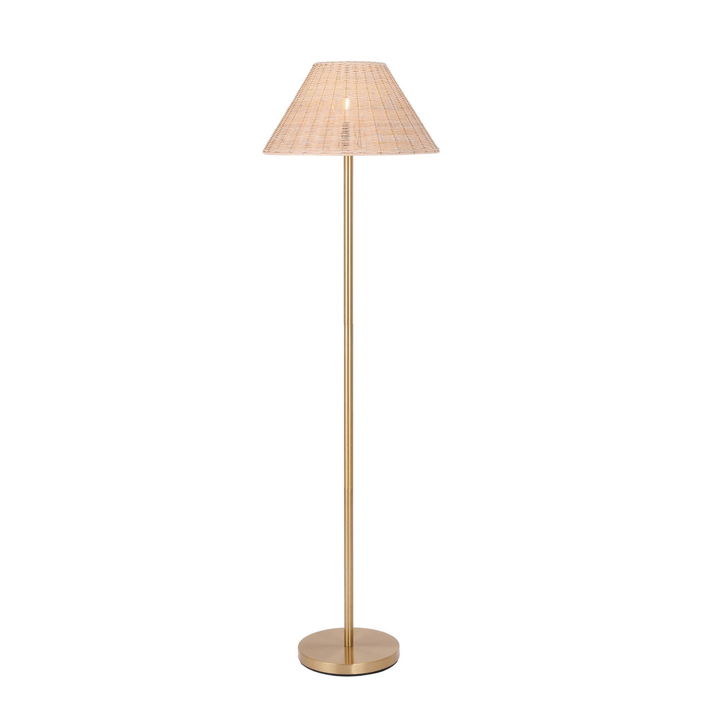 Bali 1-Light Floor Lamp, Front View.