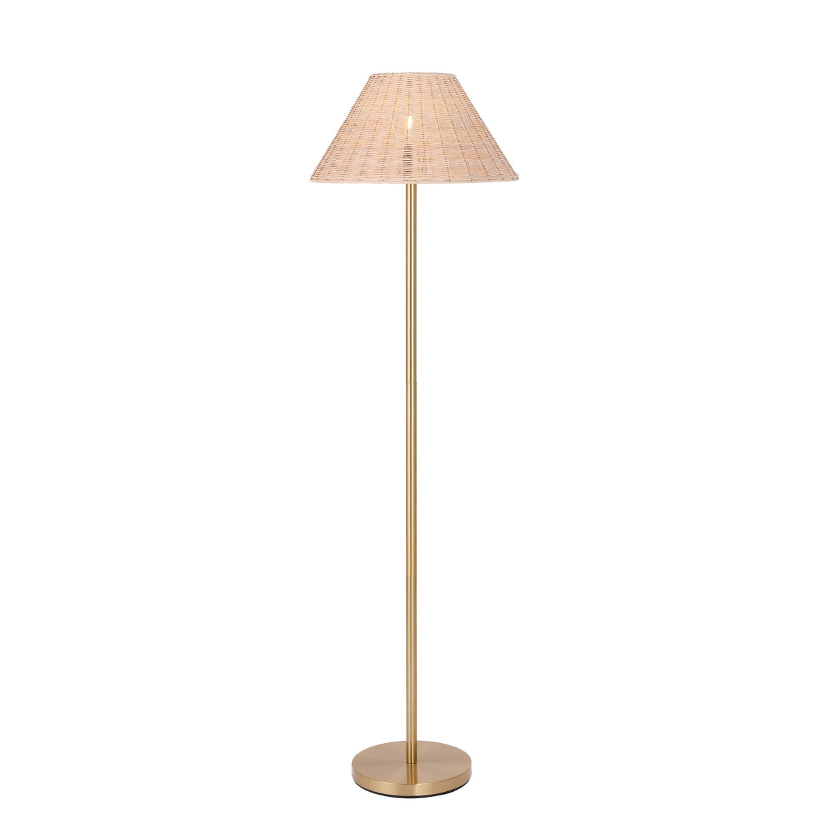 Bali 1-Light Floor Lamp, Front View.