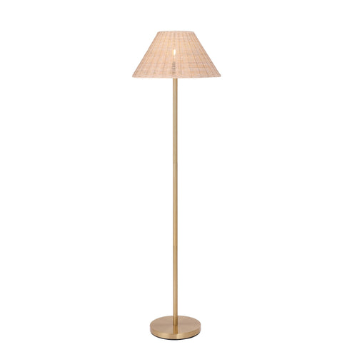 Bali 1-Light Floor Lamp, Front View.