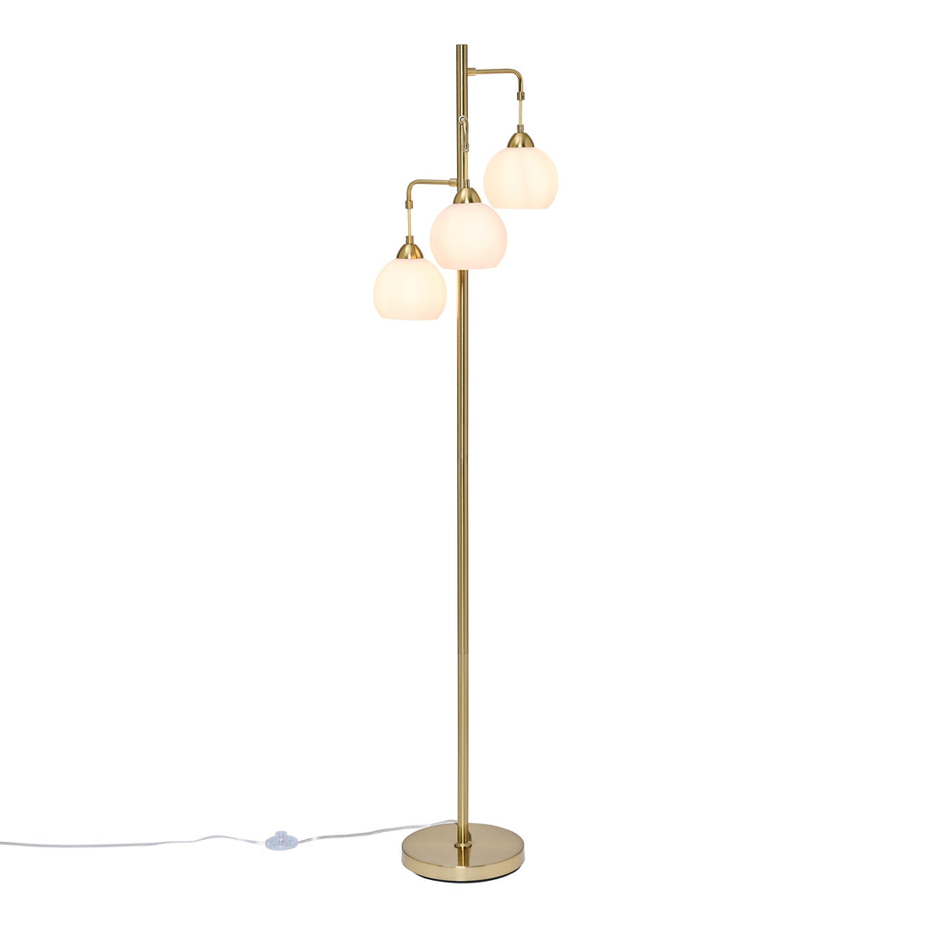 Lámpara de pie Arlette de 3 luces