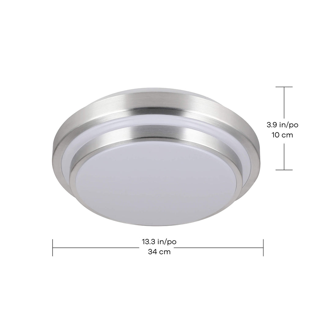 Dos luces LED de montaje empotrado