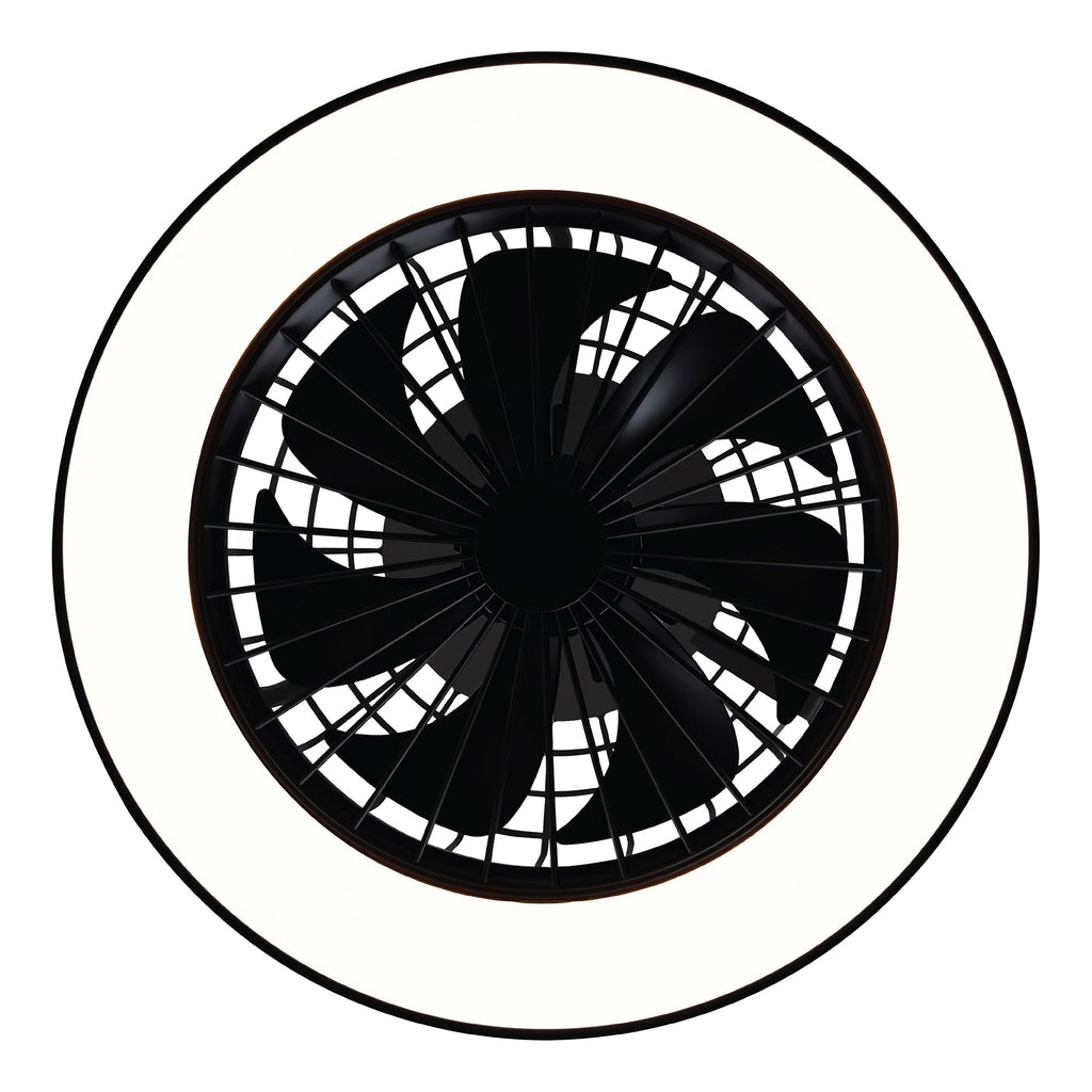 Ventilador con lámpara LED Neo