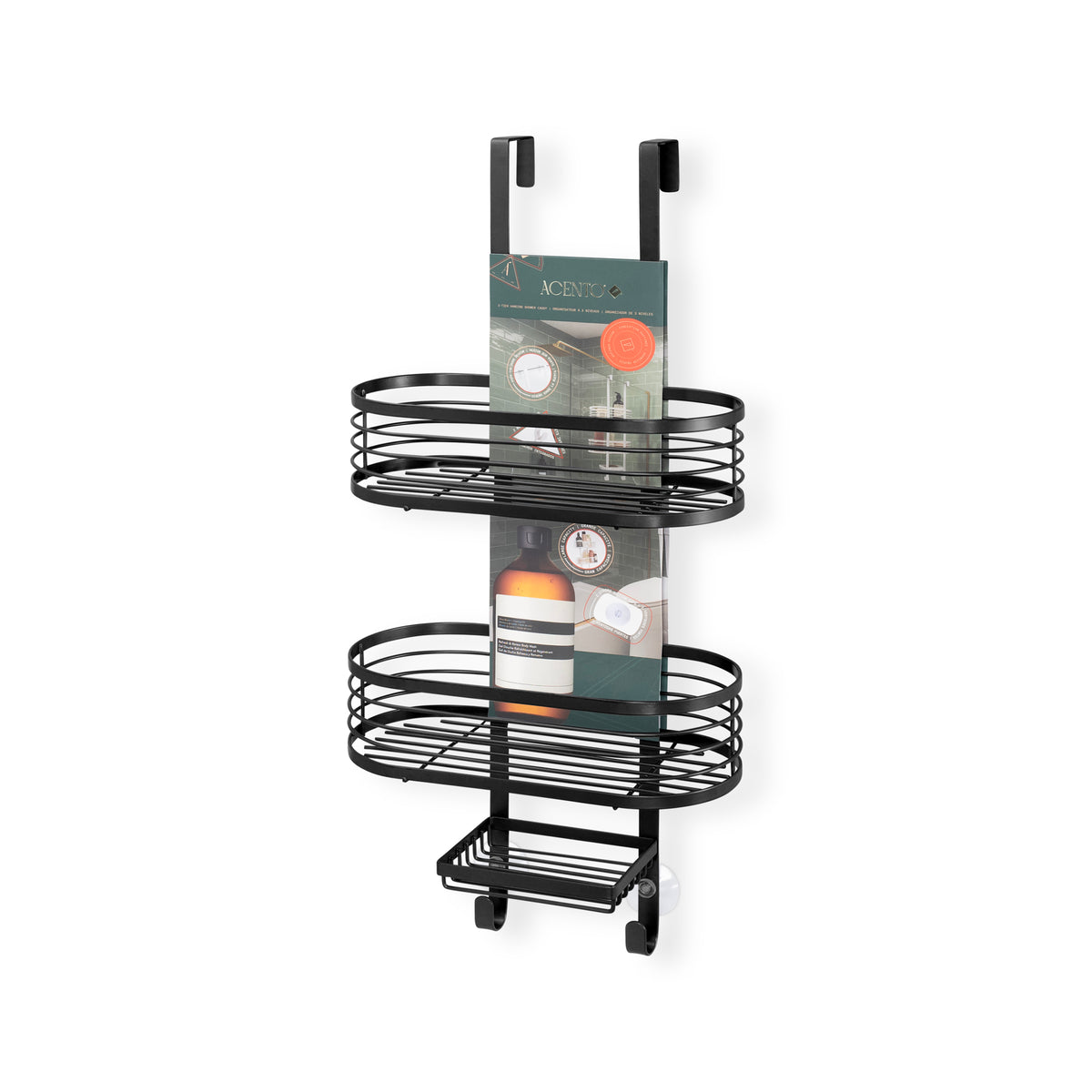 Linea 3-Tier Over The Door Shower Caddy