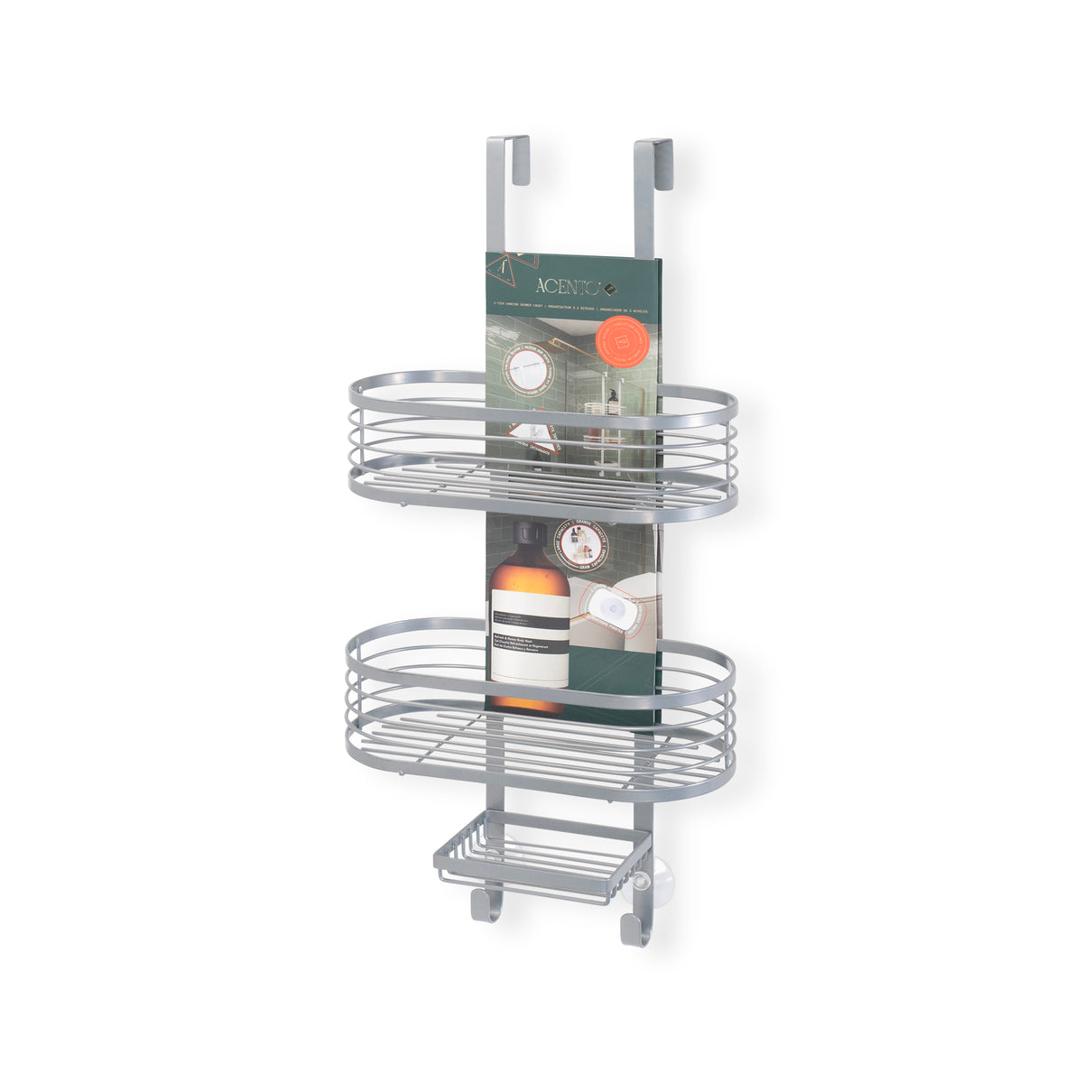 Linea 3-Tier Over The Door Shower Caddy