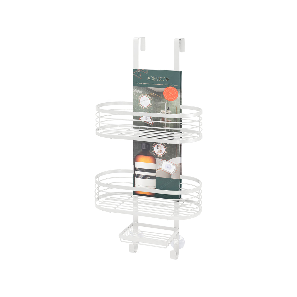 Linea 3-Tier Over The Door Shower Caddy